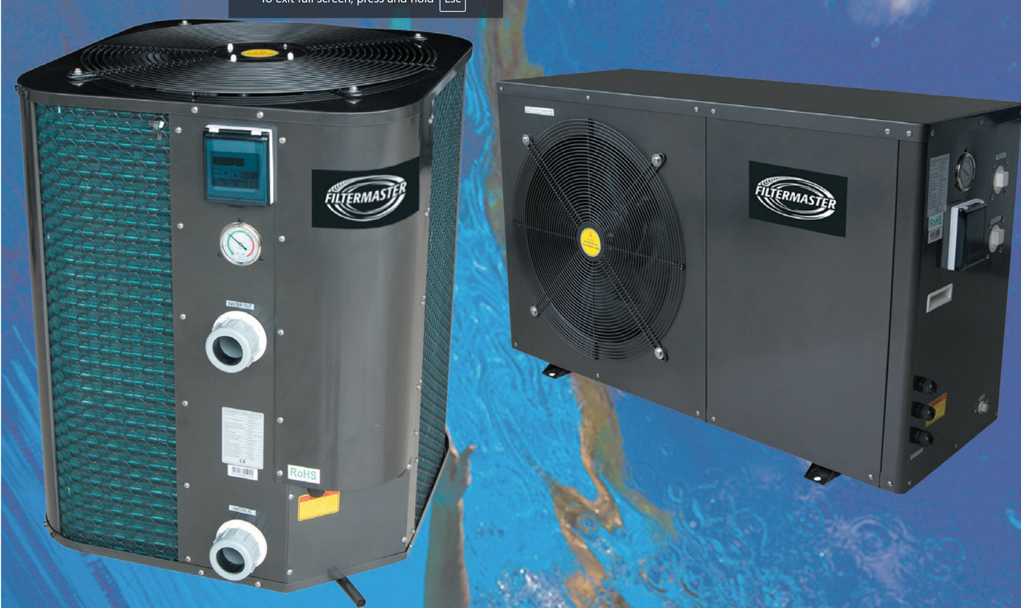 Filtermaster Swimming Pool Heat Pump
